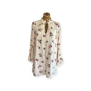 En Creme tunic top dress NEW small floral